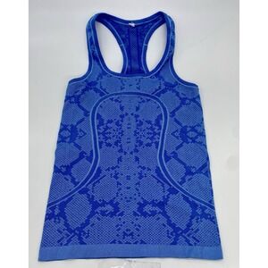 Lululemon Tank Top Womens 4 Swiftly Tech Racerback Seamless Performance Workout